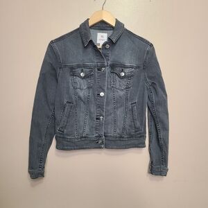 LuLaRoe Grey Harvey Denim Jacket